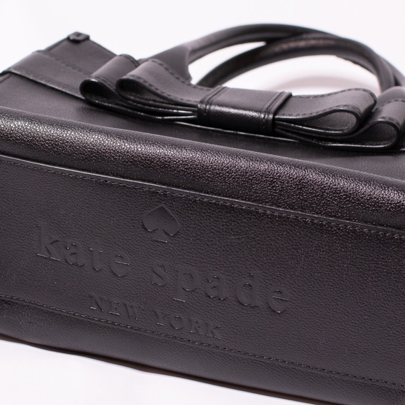 Black Kate Spade VILLABELLA QUINN BOW TOTE - Picture 3 of 4